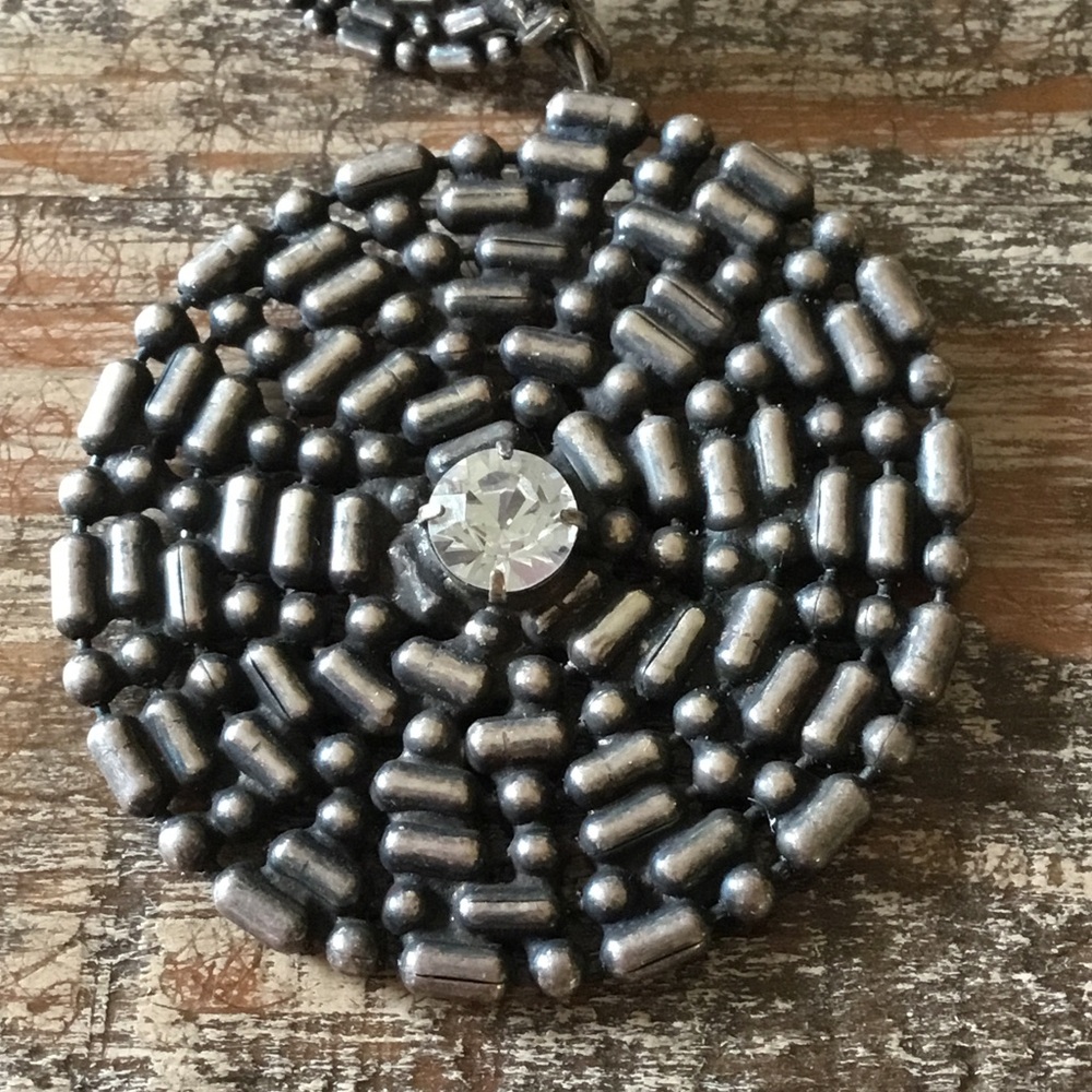 Dannijo Round Statement Earrings Missing Back - image 5